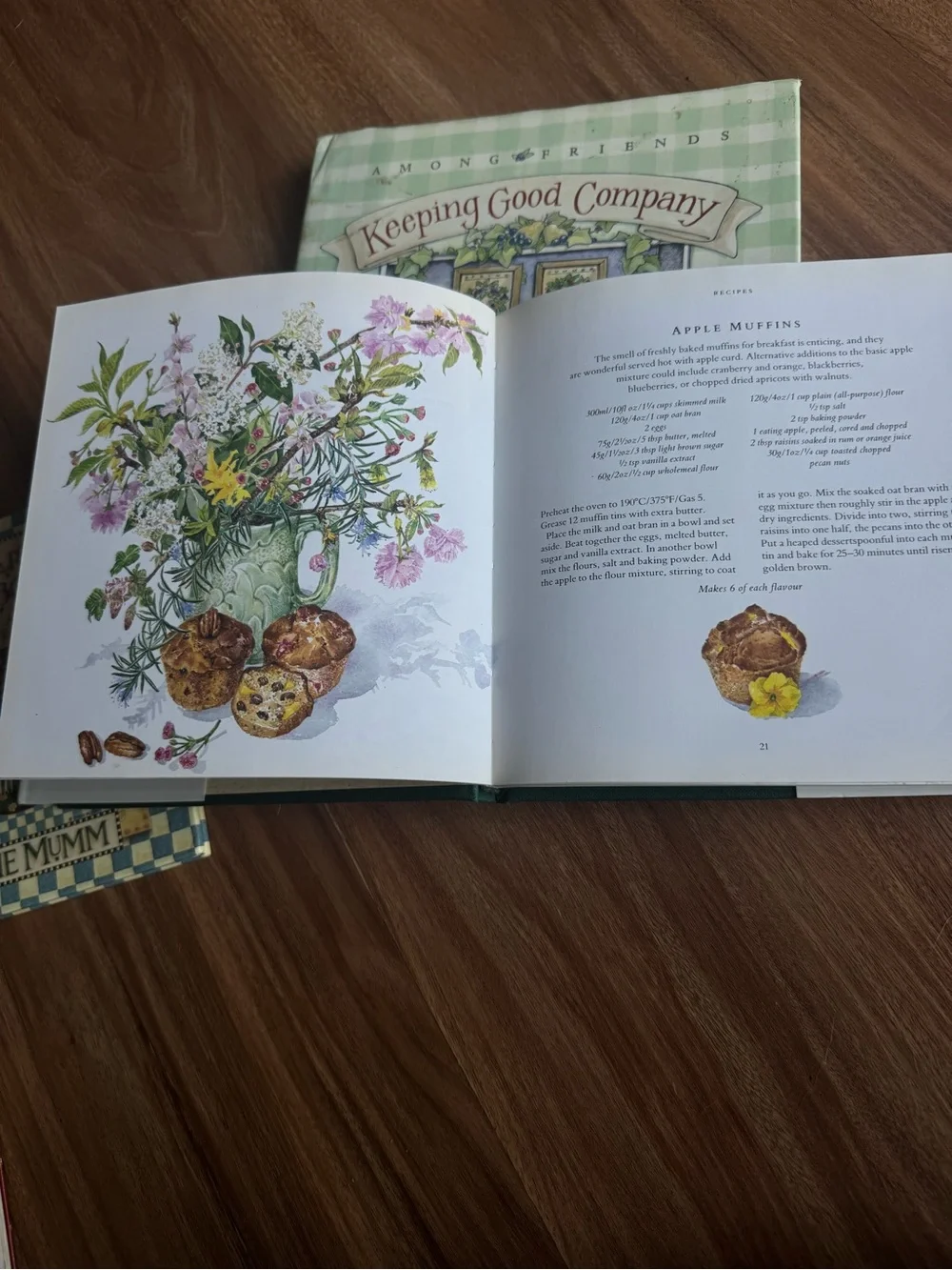 Bundle of vintage cottagecore cookbooks